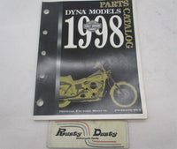 Harley Davidson Official Factory 1998 Dyna Parts Catalog 99439-98A