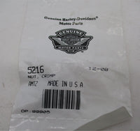 Pack of 2 Harley Davidson Genuine NOS Crimp Nuts 5216