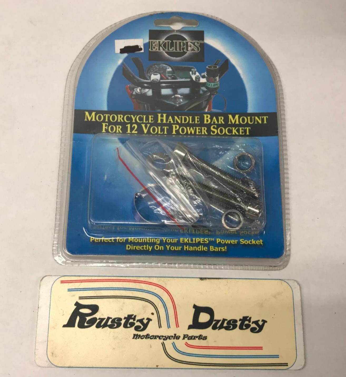 Eklipes Motorcycle Handle Bar Mount for 12V Power Socket EKI-160
