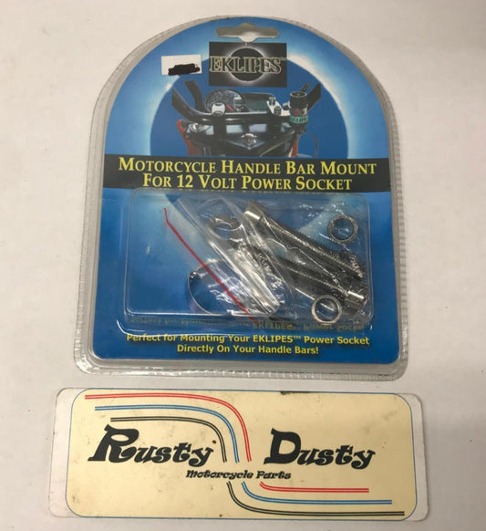 Eklipes Motorcycle Handle Bar Mount for 12V Power Socket EKI-160