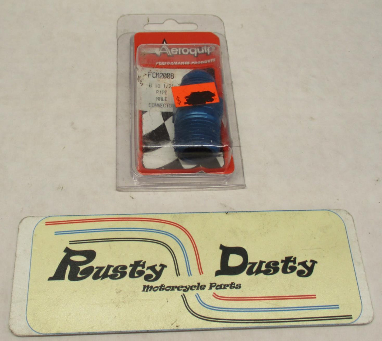 Aeroquip Blue Pipe Male Connector FCM2008 8-1/2 inch