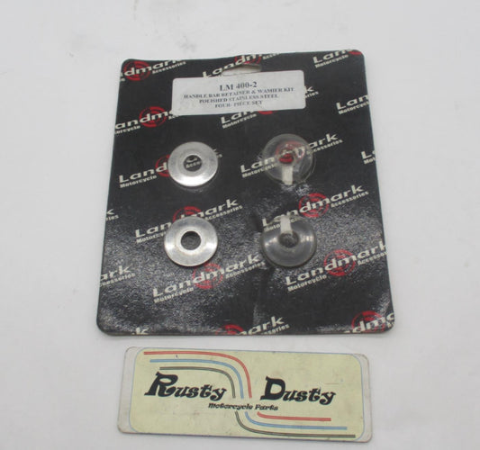 Landmark Motorcycle Accessories Harley Handle Bar Retainer & Washer Kit LM400-2