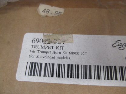 Harley Davidson Eagle Iron Genuine NOS Trumpet Horn Kit 69022-92T