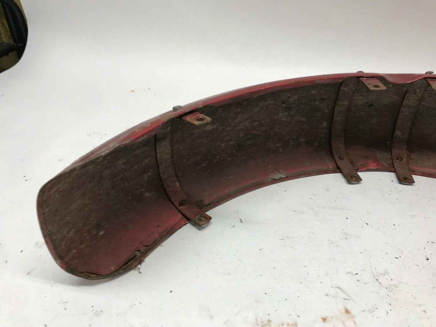 Vintage Harley Davidson Ironhead Front 5"  Fender Red no Dents Metal XLCH XLH