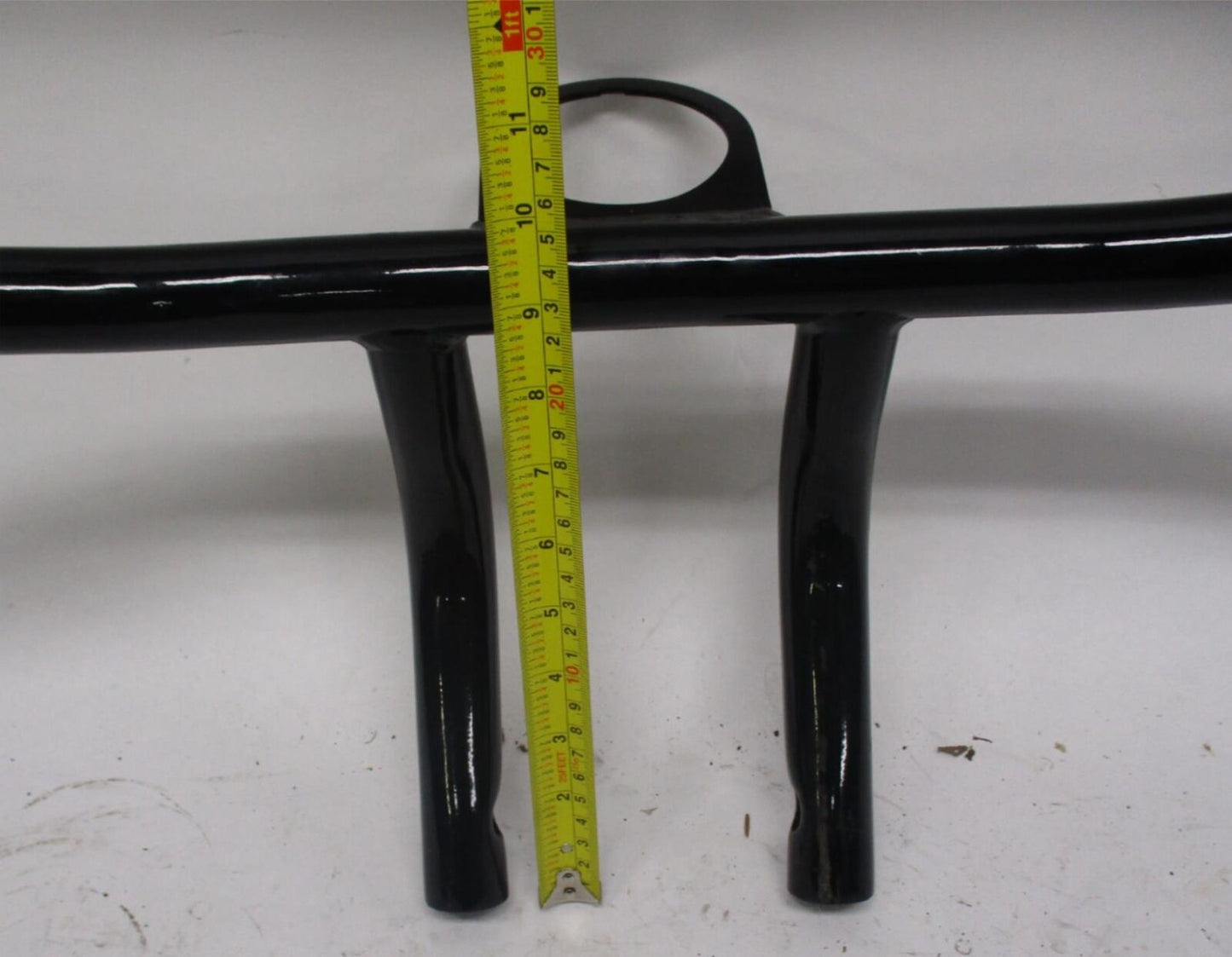 Black Harley Davidson 1-1/8" T-Bars Handlebars w/ Integrated Gauge Mount