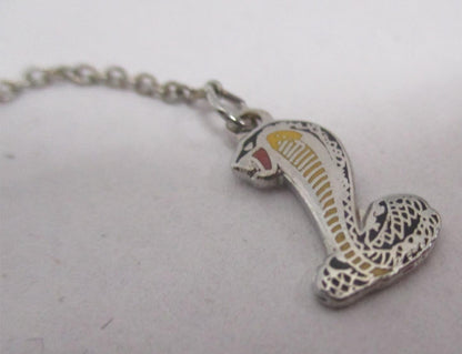 Cobra Snake Silver Dangle Pendant Charm Necklace Jewelry Shelby