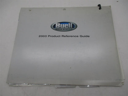 Harley Buell Genuine Dealership Sales 2003 Product Reference Guide