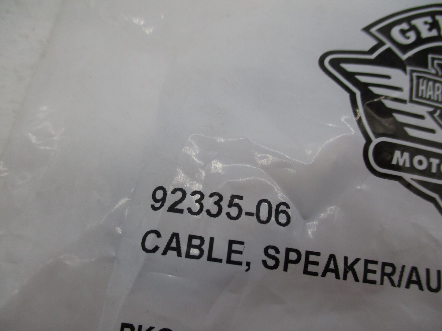 Harley Davidson Genuine NOS FLTR Cable Speaker/Audio 92335-06