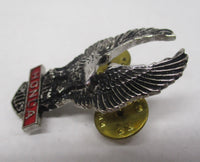 Honda Silver & Red Motorcycle Bike Cruiser Rider Vest Jacket Eagle Metal Pin