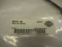 Harley Davidson Genuine NOS Idle Control Cable 56415-06