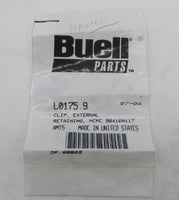 Lot of 6 Buell Harley Genuine NOS External Retaining Clips L0175.9