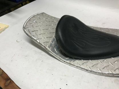 Harley Davidson SOLO Seat pan Diamond Plate chopper bobber Jesse James Style