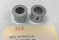 Wimmer Spacers W1-W01-154 Spacers .863 Harley Chrome