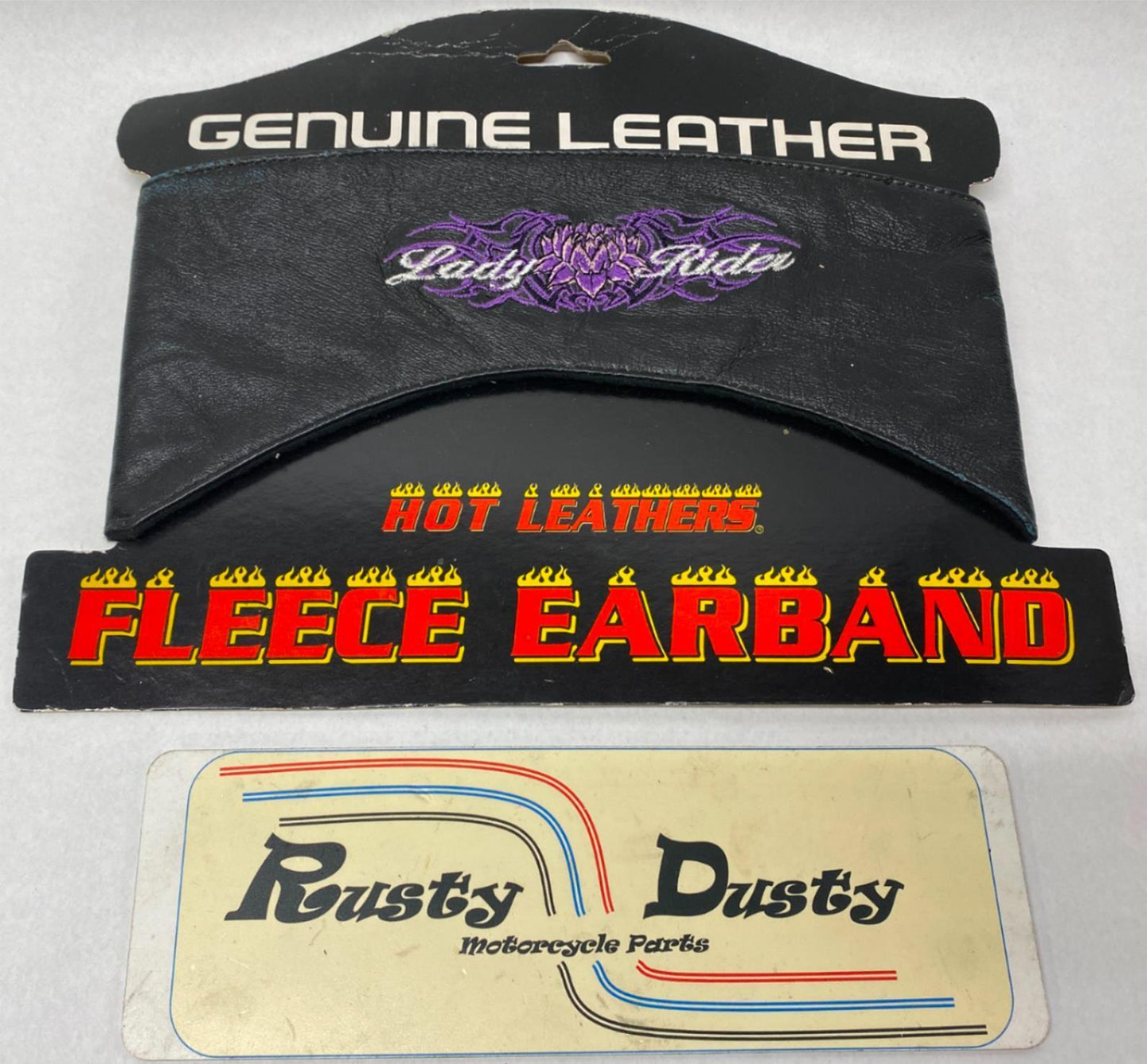 Hot Leathers Ear Band Lotus Lady Rider Motorcycle