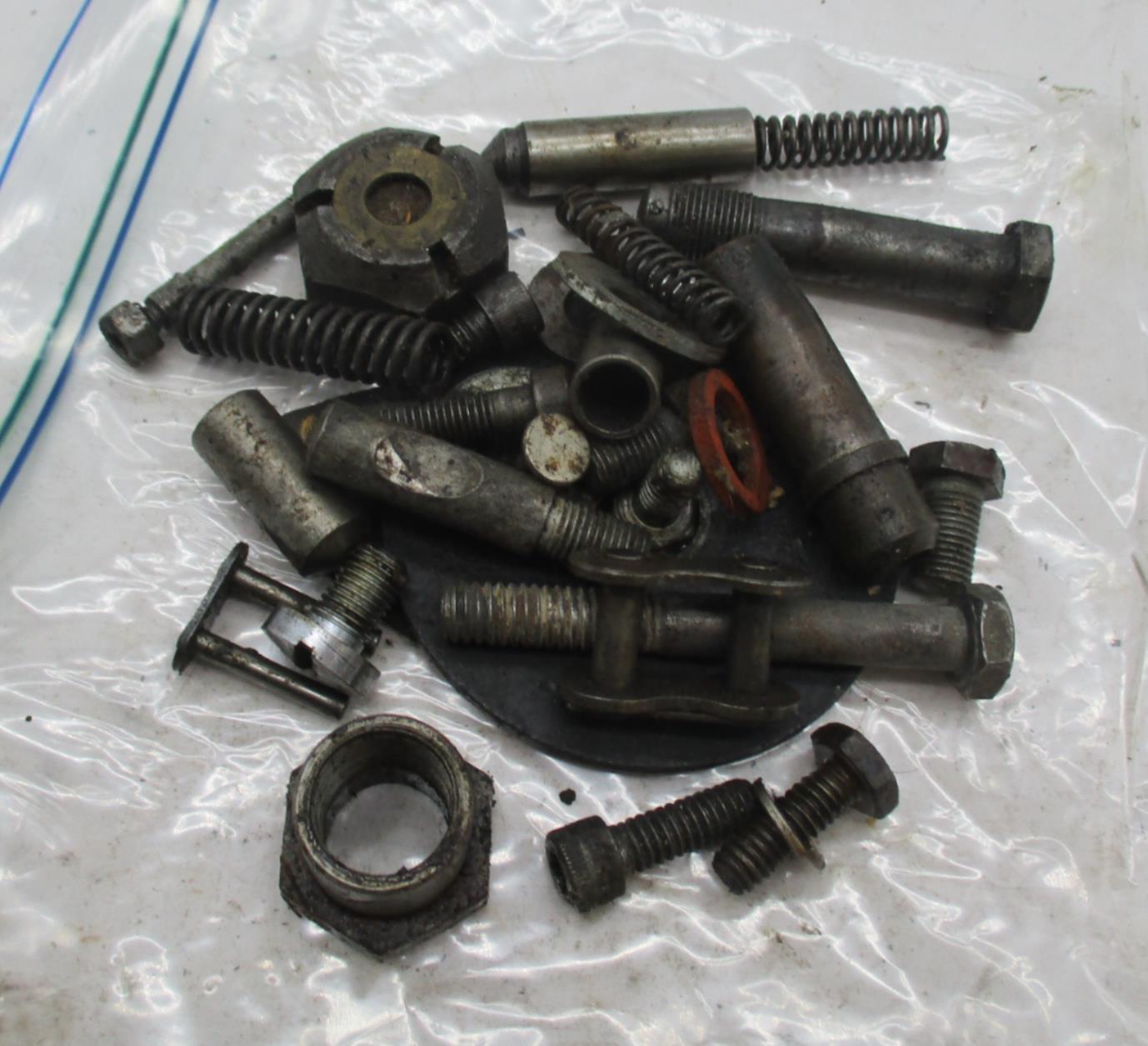 Mixed Lot of Vintage AJS Matchless Motorcycle Hardware