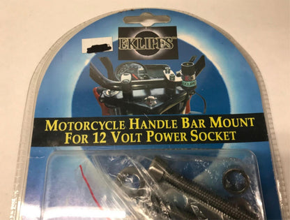 Eklipes Motorcycle Handle Bar Mount for 12V Power Socket EKI-160