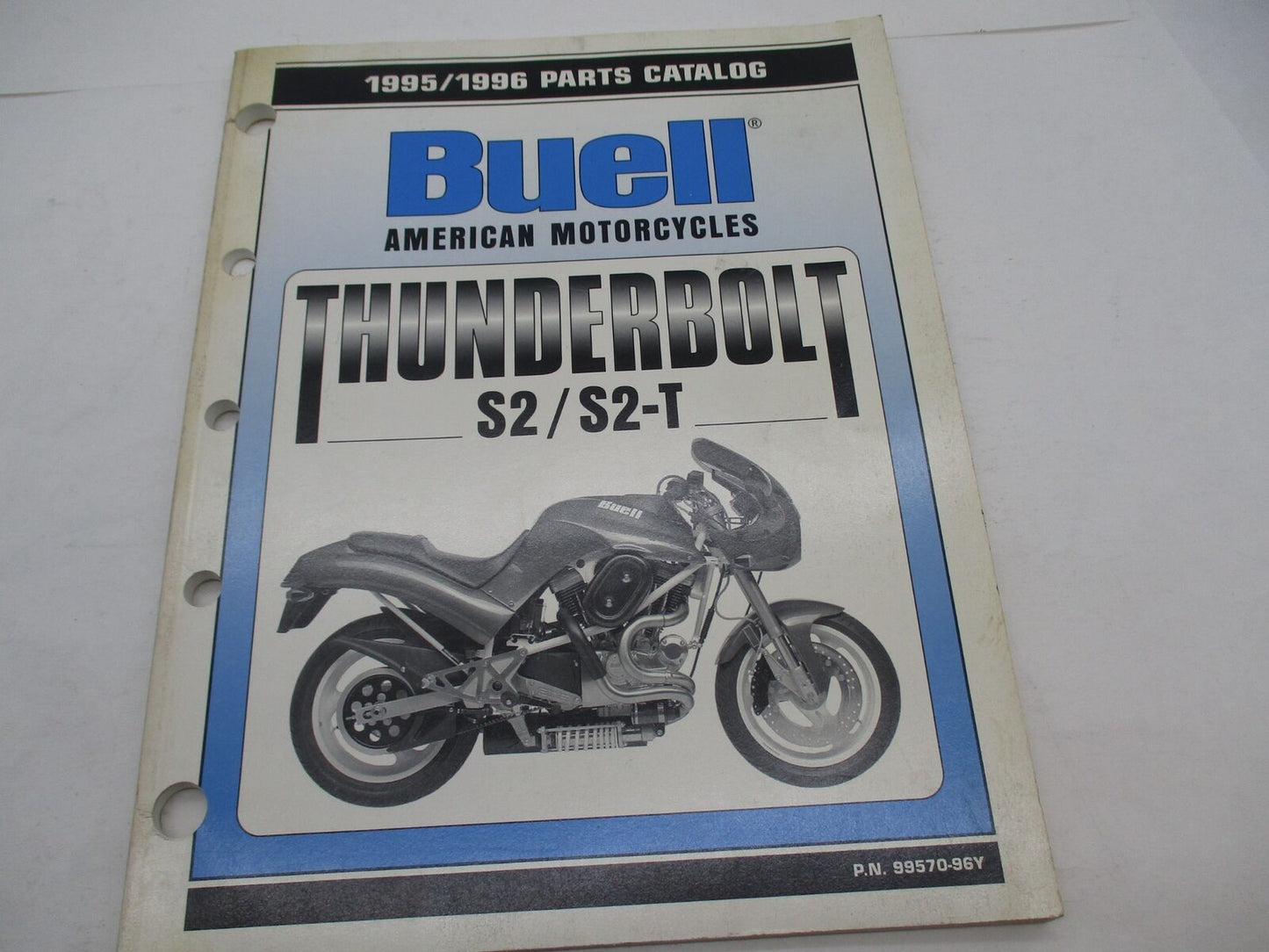 Harley Buell Official Factory 1995-1996 Thunderbolt Parts Catalog 99570-96Y