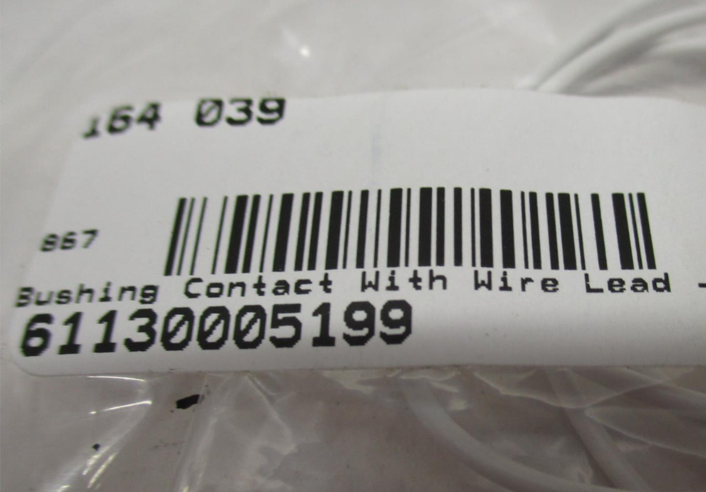 Genuine MINI Cooper Bushing Contact with Wire Lead 61130005199