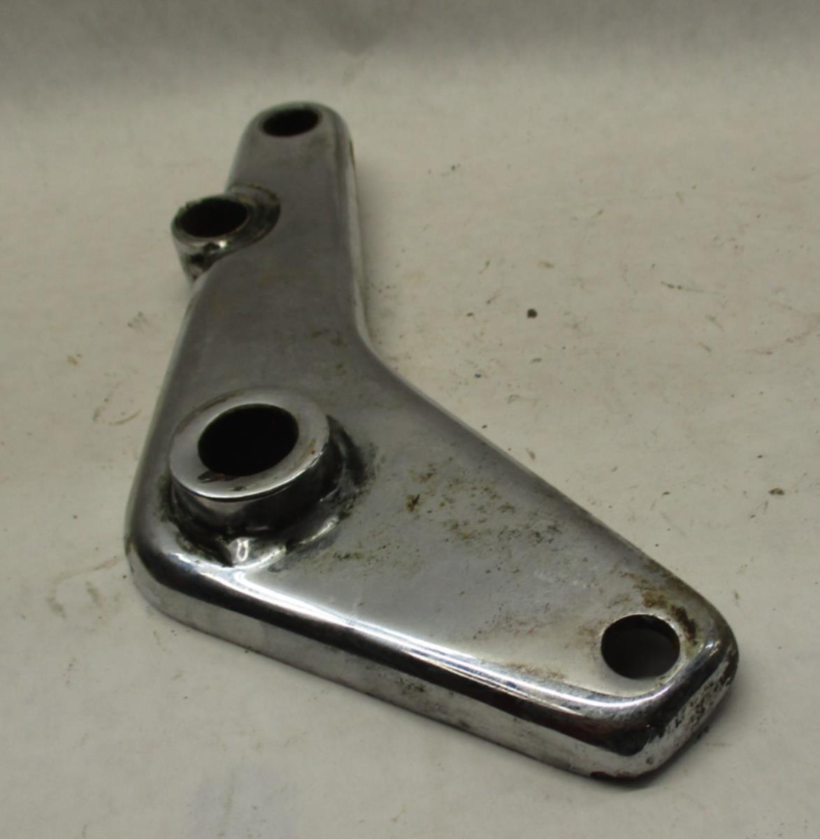 Harley Davidson Shovelhead Banana Rear Brake Caliper Mount Bracket Chrome