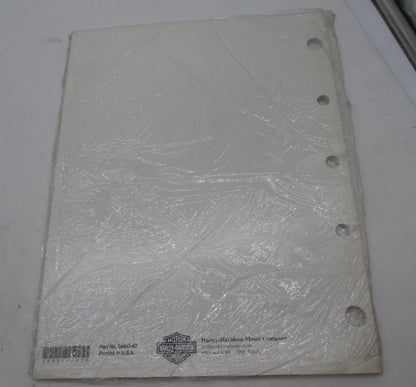 Harley Davidson NOS 1997 Police Models Parts Catalog Supplement Book 99545-97