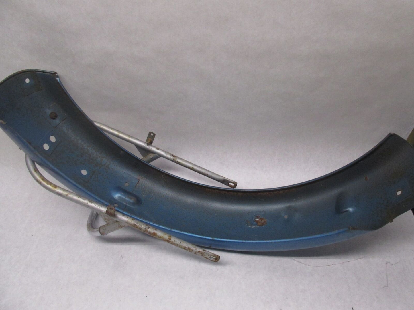Triumph T100 T120 Blue Original Paint Rear Fender with Grab Handle
