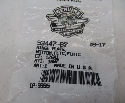 Harley Davidson Genuine NOS FLTC FLHTC Bottom Hinge Plate 53447-87