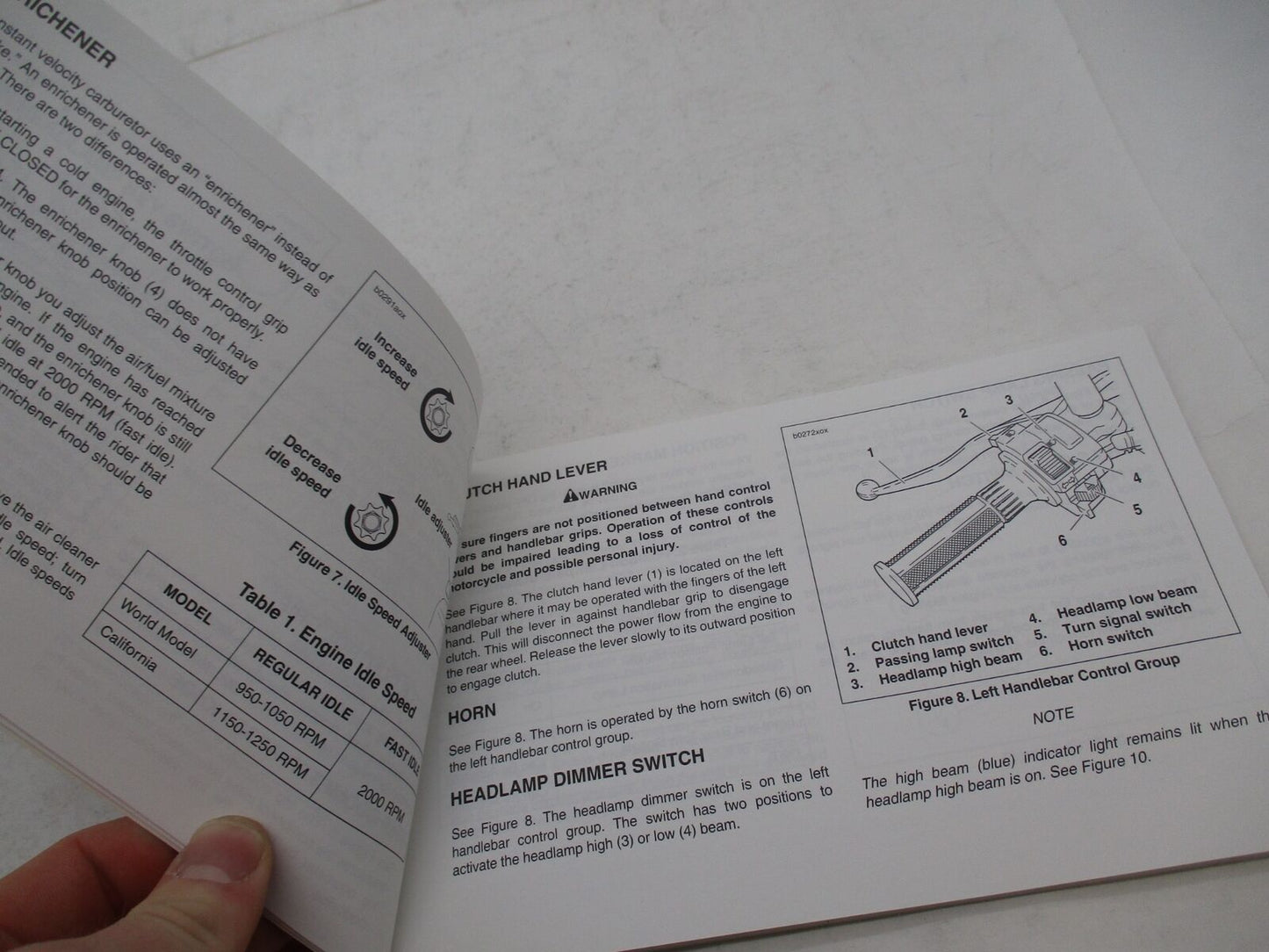 Harley Davidson Buell Official 1998 M2 Cycle Owner's Manual 99478-98Y