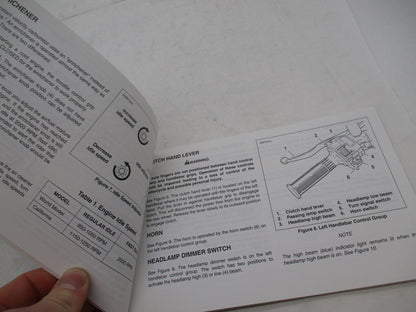 Harley Davidson Buell Official 1998 M2 Cycle Owner's Manual 99478-98Y