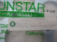 SunStar NOS Kawasaki Rear 45T Tooth Sprocket 2500-265 K-145R