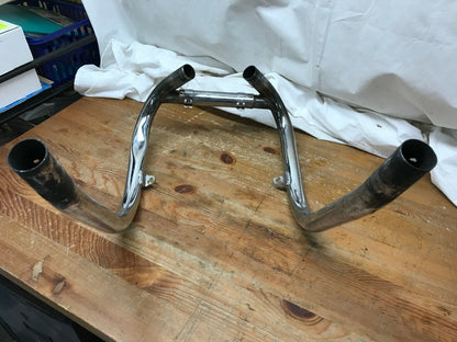 1976 Triumph T140V Bonneville Exhaust Pipe Headers Left Right  T140 V Nice