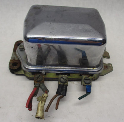 Harley Davidson Ironhead Sportster XLH XLCH Delco Remy Regulator w/ Chrome Cover