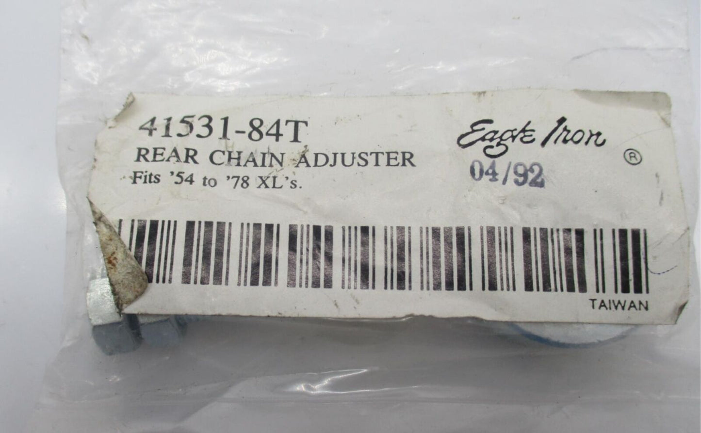 Harley-Davidson Genuine NOS Rear Chain Adjuster 54-78 XL 41531-84T