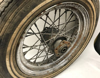 16" Front Harley Shovelhead Chopper Spoke Wheel & Tire