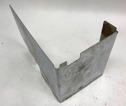 Harley Chrome Vintage Battery Tray Side Cover Smooth Shovelhead