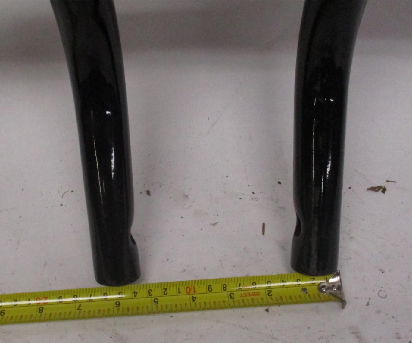 Black Harley Davidson 1-1/8" T-Bars Handlebars w/ Integrated Gauge Mount