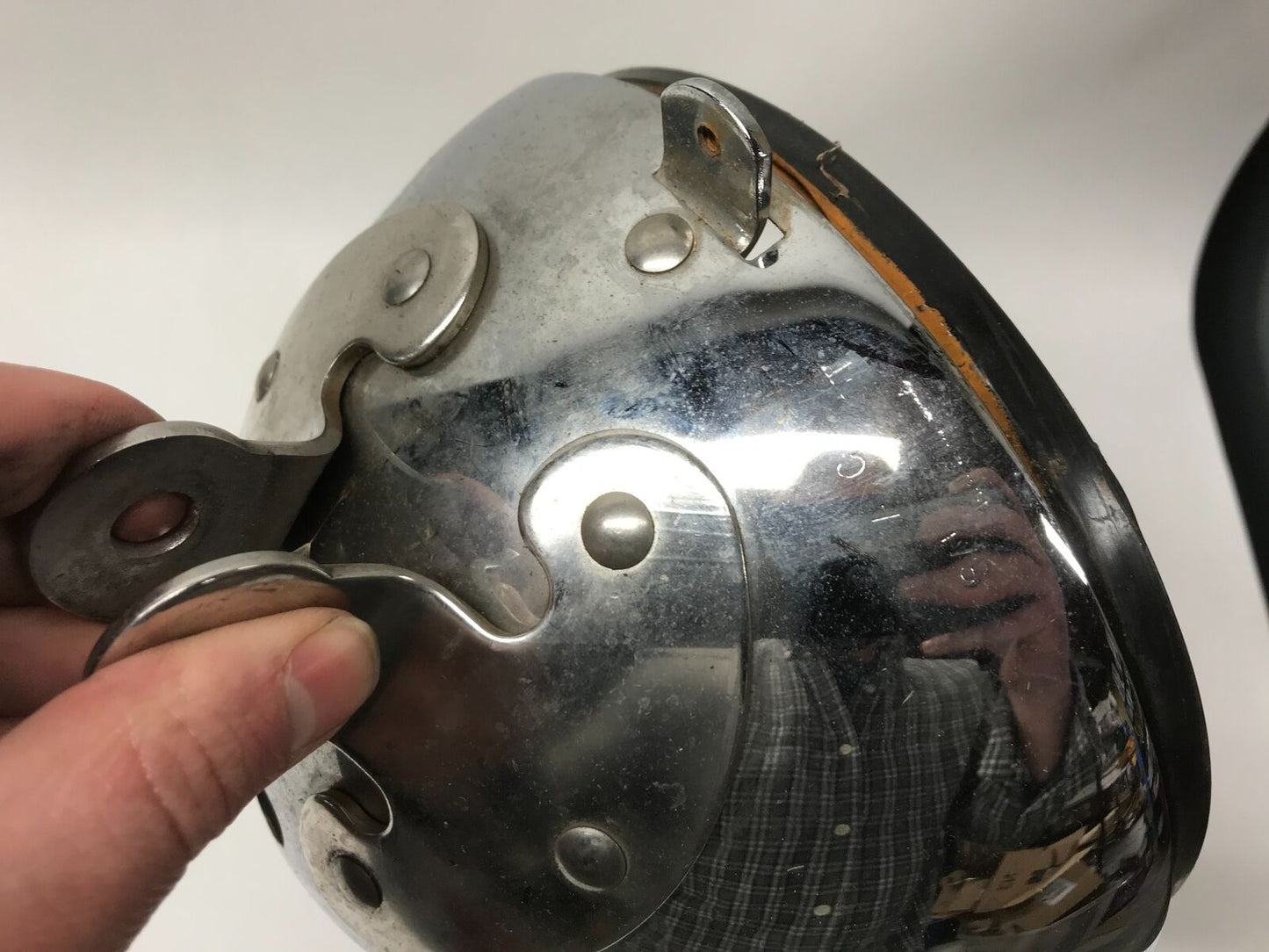 Harley Davidson 8" Chrome Headlight Bucket Assembly