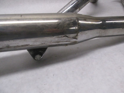 Set of Harley Davidson Shovelhead Vintage Slash Cut Drag Pipes