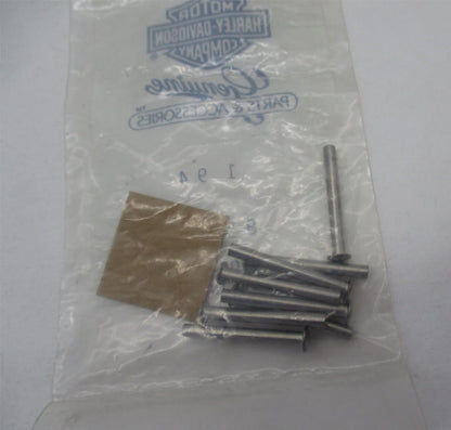 Pack of 10 Harley Davidson Genuine NOS Semi-Tubular Rivets 8502