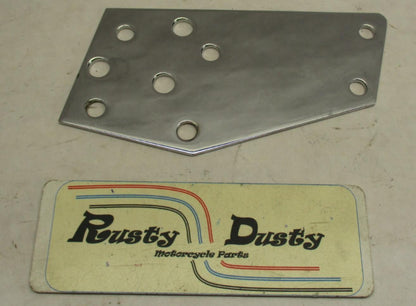 Harley Davidson Chrome Foot Peg Control Mounting Plate