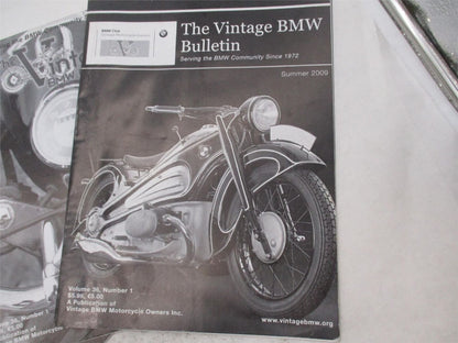 Lot of 3 The Vintage BMW Bulletin Motorcycle Magazine Volume 36