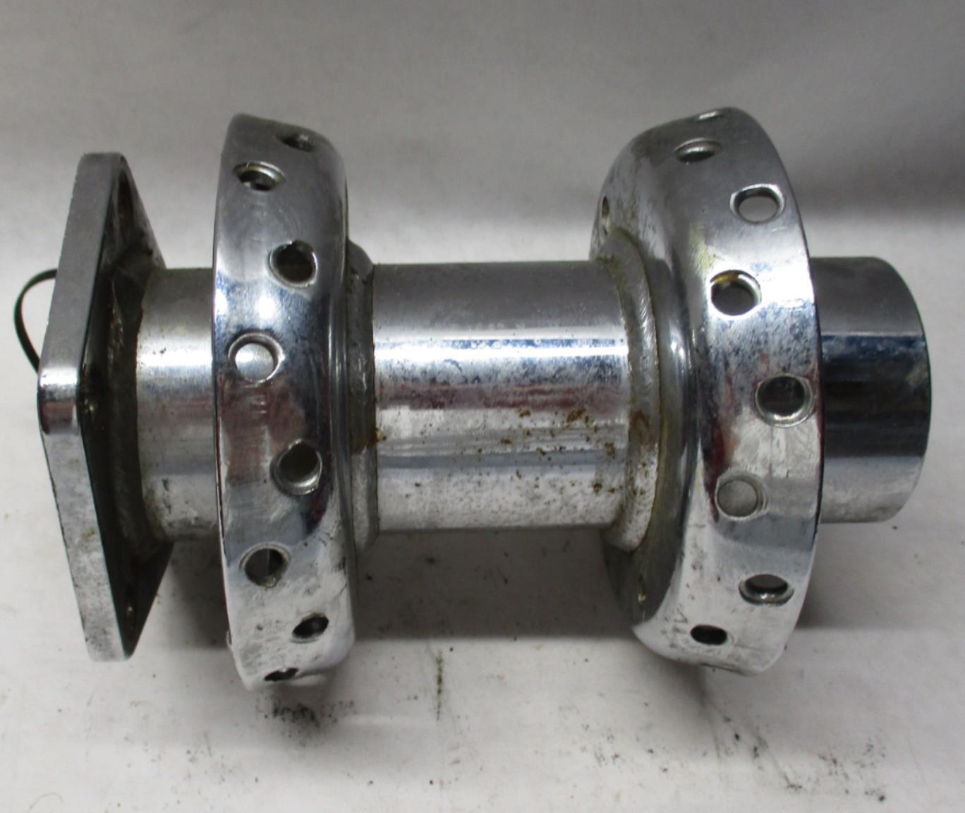 Harley Davidson Chrome Spoked Wheel Hub w/ Spacers Shovelhead Front