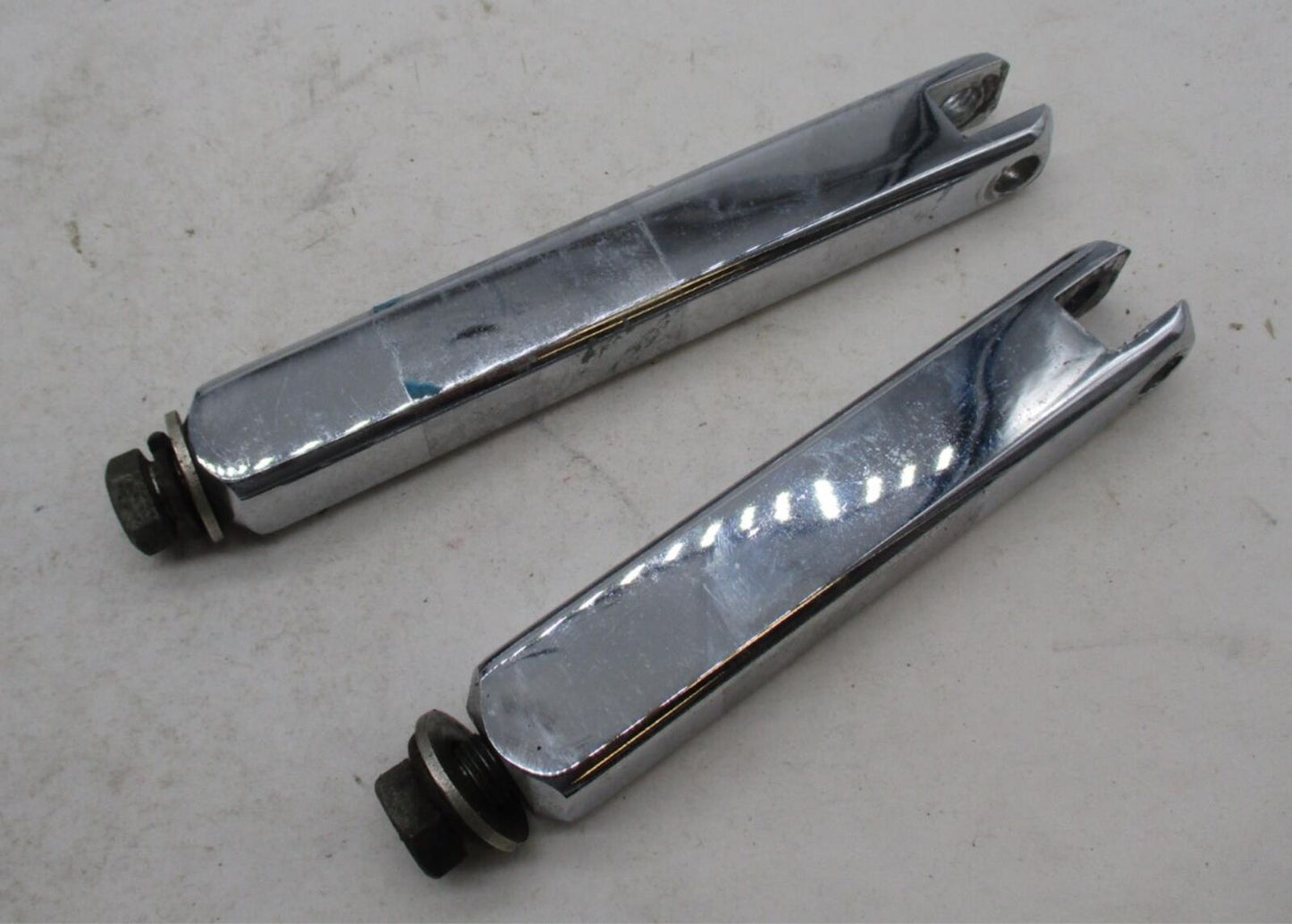 Harley Davidson Pair of Chrome Highway Peg Extensions 6" & 5"