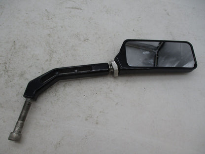 Slotted Black Custom Rectangular Right Side Rear View Custom Chopper Mirror
