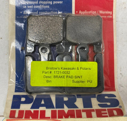 Tuf Stop Brake Pads 1721-0032 Kawasaki ZX10R ZX6R ZX12R