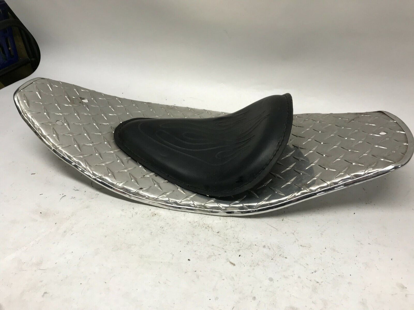 Harley Davidson SOLO Seat pan Diamond Plate chopper bobber Jesse James Style