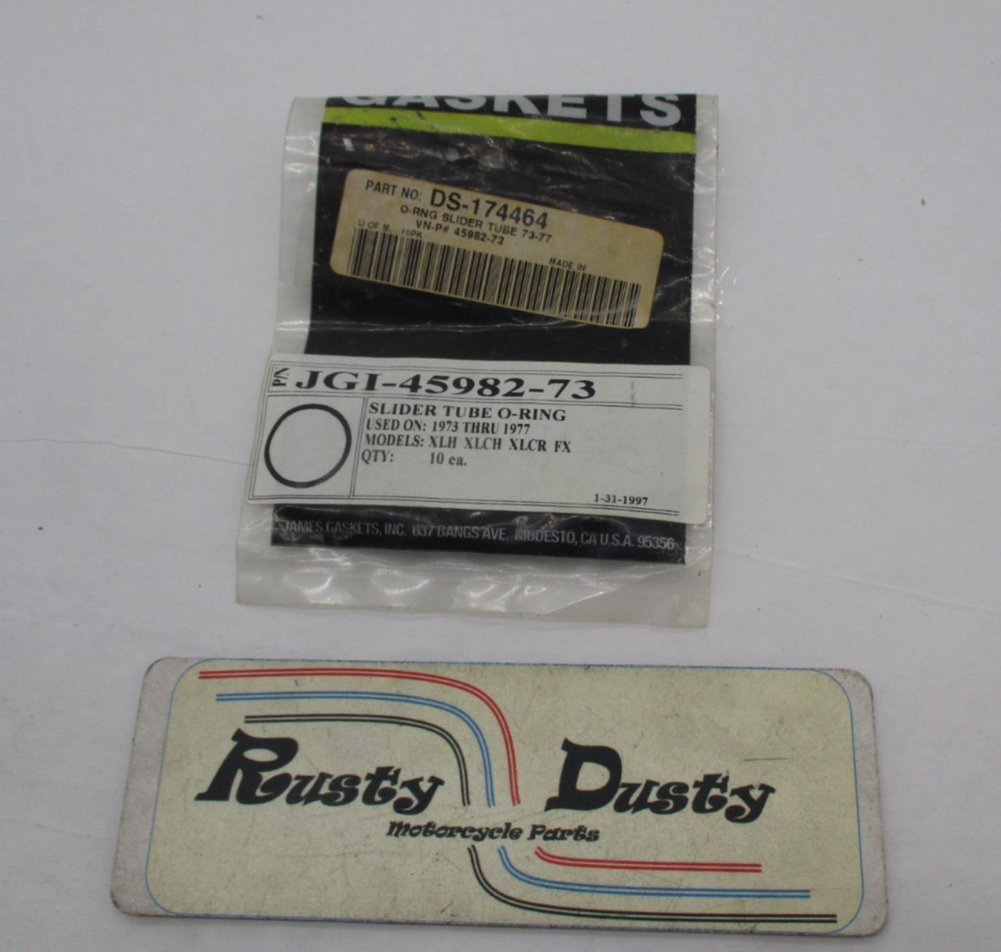 Lot of 4 Harley Davidson James Gaskets Slider Tube O-Rings JGI-45982-73