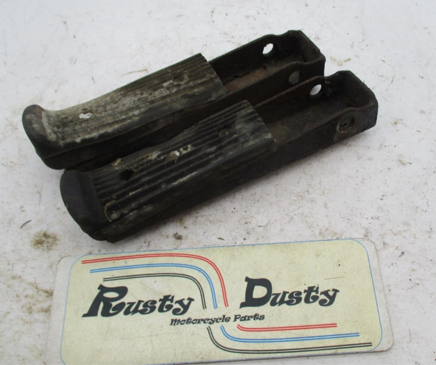 Pair of Norton BSA Triumph Folding Foot Pegs ES-2