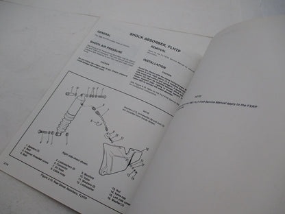 Harley Davidson Official 1991 Police Service Manual Supplement 99483-91SP