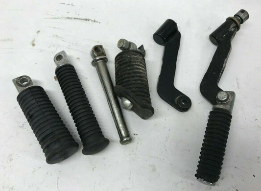 Lot of Harley Dyna Softain EVO  Foot Pegs Rests round Rubber Extensions