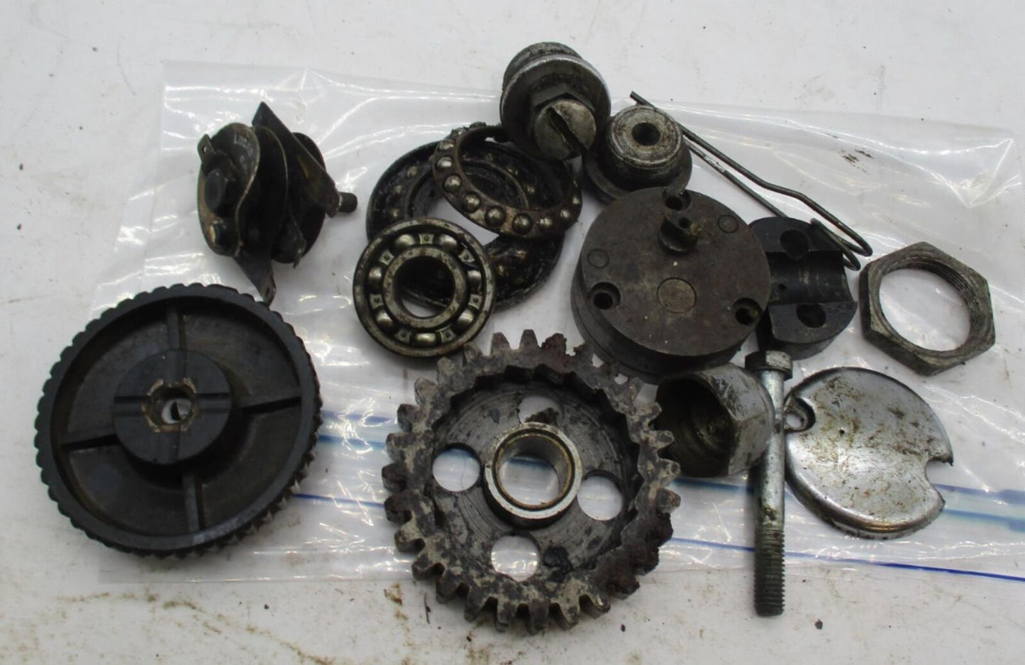 Mixed Lot of Vintage Genuine AJS Matchless Motorcycle Parts